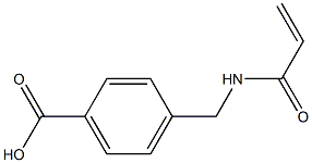 4-[(acryloylamino)methyl]benzoic acid 结构式