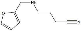 4-[(furan-2-ylmethyl)amino]butanenitrile 结构式