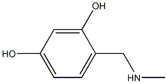 4-[(methylamino)methyl]benzene-1,3-diol 结构式