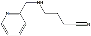 4-[(pyridin-2-ylmethyl)amino]butanenitrile 结构式