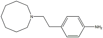 4-[2-(azocan-1-yl)ethyl]aniline 结构式