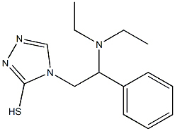 4-[2-(diethylamino)-2-phenylethyl]-4H-1,2,4-triazole-3-thiol 结构式