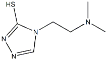 4-[2-(dimethylamino)ethyl]-4H-1,2,4-triazole-3-thiol 结构式