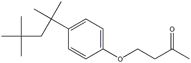 4-[4-(2,4,4-trimethylpentan-2-yl)phenoxy]butan-2-one 结构式