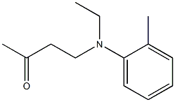 4-[ethyl(2-methylphenyl)amino]butan-2-one 结构式