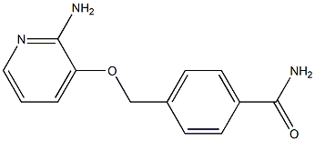 4-{[(2-aminopyridin-3-yl)oxy]methyl}benzamide 结构式