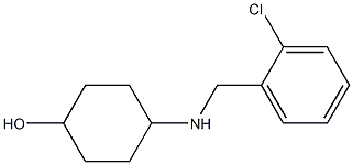4-{[(2-chlorophenyl)methyl]amino}cyclohexan-1-ol 结构式