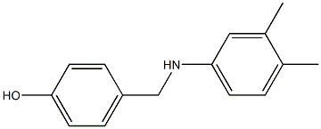 4-{[(3,4-dimethylphenyl)amino]methyl}phenol 结构式