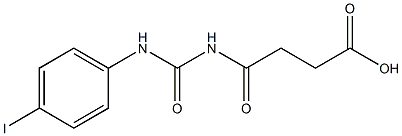 4-{[(4-iodophenyl)carbamoyl]amino}-4-oxobutanoic acid 结构式