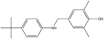 4-{[(4-tert-butylphenyl)amino]methyl}-2,6-dimethylphenol 结构式