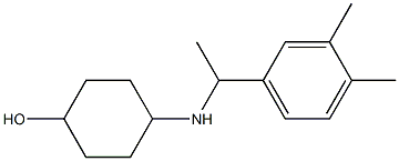 4-{[1-(3,4-dimethylphenyl)ethyl]amino}cyclohexan-1-ol 结构式