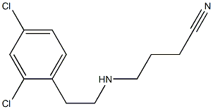 4-{[2-(2,4-dichlorophenyl)ethyl]amino}butanenitrile 结构式