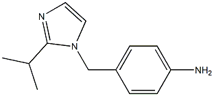 4-{[2-(propan-2-yl)-1H-imidazol-1-yl]methyl}aniline 结构式