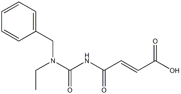 4-{[benzyl(ethyl)carbamoyl]amino}-4-oxobut-2-enoic acid 结构式