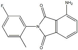 4-amino-2-(5-fluoro-2-methylphenyl)-2,3-dihydro-1H-isoindole-1,3-dione 结构式