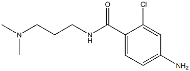 4-amino-2-chloro-N-[3-(dimethylamino)propyl]benzamide 结构式