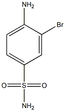 4-amino-3-bromobenzene-1-sulfonamide 结构式