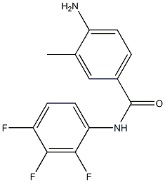 4-amino-3-methyl-N-(2,3,4-trifluorophenyl)benzamide 结构式