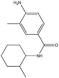 4-amino-3-methyl-N-(2-methylcyclohexyl)benzamide 结构式