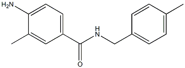 4-amino-3-methyl-N-(4-methylbenzyl)benzamide 结构式