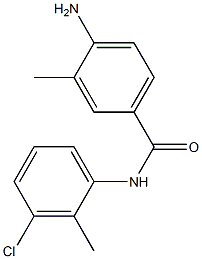 4-amino-N-(3-chloro-2-methylphenyl)-3-methylbenzamide 结构式