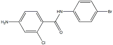 4-amino-N-(4-bromophenyl)-2-chlorobenzamide 结构式