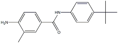 4-amino-N-(4-tert-butylphenyl)-3-methylbenzamide 结构式