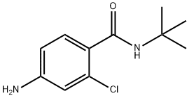 4-amino-N-(tert-butyl)-2-chlorobenzamide 结构式