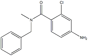 4-amino-N-benzyl-2-chloro-N-methylbenzamide 结构式
