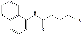 4-amino-N-quinolin-5-ylbutanamide 结构式