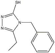 4-benzyl-5-ethyl-4H-1,2,4-triazole-3-thiol 结构式