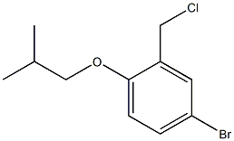 4-bromo-2-(chloromethyl)-1-(2-methylpropoxy)benzene 结构式