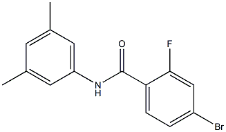 4-bromo-N-(3,5-dimethylphenyl)-2-fluorobenzamide 结构式