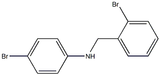 4-bromo-N-[(2-bromophenyl)methyl]aniline 结构式