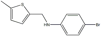 4-bromo-N-[(5-methylthiophen-2-yl)methyl]aniline 结构式