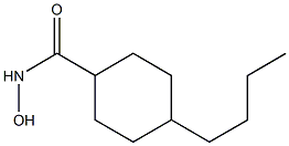 4-butyl-N-hydroxycyclohexanecarboxamide 结构式