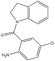 4-chloro-2-(2,3-dihydro-1H-indol-1-ylcarbonyl)aniline 结构式