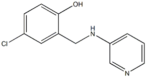 4-chloro-2-[(pyridin-3-ylamino)methyl]phenol 结构式