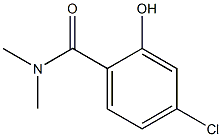 4-chloro-2-hydroxy-N,N-dimethylbenzamide 结构式