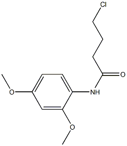 4-chloro-N-(2,4-dimethoxyphenyl)butanamide 结构式