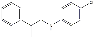 4-chloro-N-(2-phenylpropyl)aniline 结构式