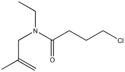 4-chloro-N-ethyl-N-(2-methylprop-2-enyl)butanamide 结构式