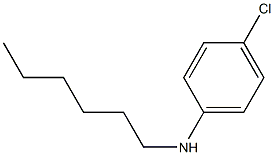 4-chloro-N-hexylaniline 结构式