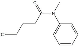 4-chloro-N-methyl-N-phenylbutanamide 结构式