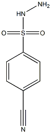 4-cyanobenzene-1-sulfonohydrazide 结构式
