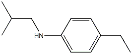 4-ethyl-N-(2-methylpropyl)aniline 结构式