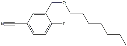 4-fluoro-3-[(heptyloxy)methyl]benzonitrile 结构式