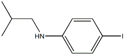 4-iodo-N-(2-methylpropyl)aniline 结构式