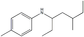 4-methyl-N-(5-methylheptan-3-yl)aniline 结构式