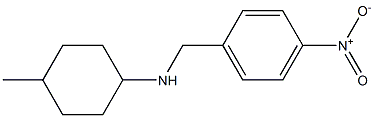 4-methyl-N-[(4-nitrophenyl)methyl]cyclohexan-1-amine 结构式